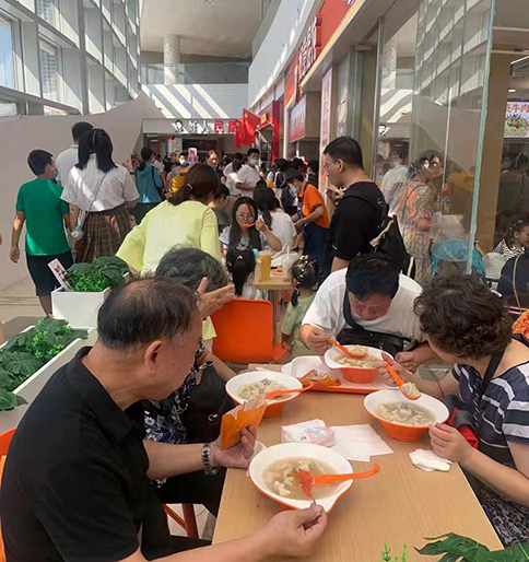 熱烈祝賀江蘇蘇州吳江如意餛飩砂之船奧萊店盛大開業！